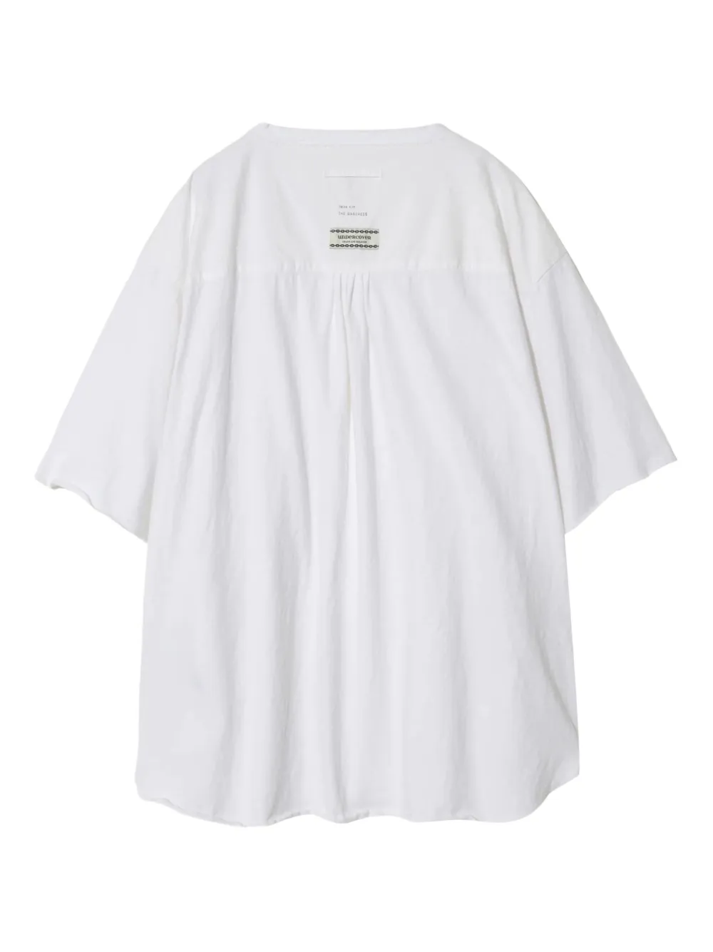 Undercover T-shirt met knoop en zak Wit