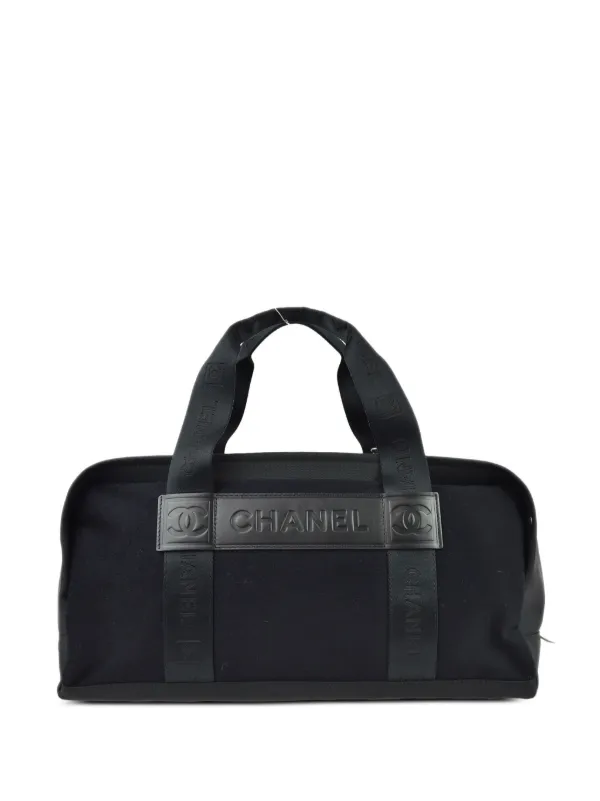 CHANEL Pre-Owned 2005 スポーツライン ボストンバッグ | ブラック  