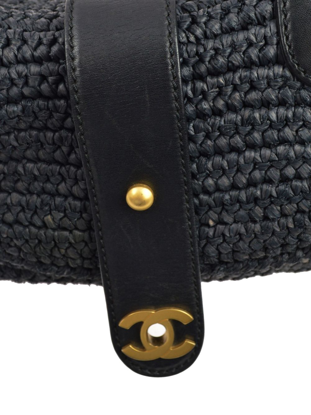 CHANEL 2006 CC raffia shoulder bag Women