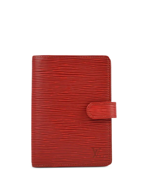 Louis Vuitton Red Epi Leather Gustave MM Notebook | Yoogi's