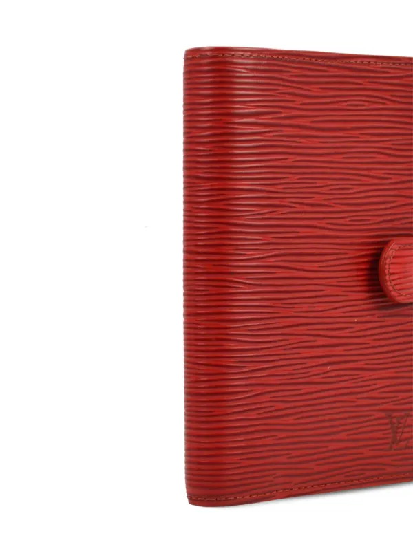LOUIS VUITTON ノート レッド Louis Vuitton Pre-Owned 2001 Agenda PM Notebook Cover | Red