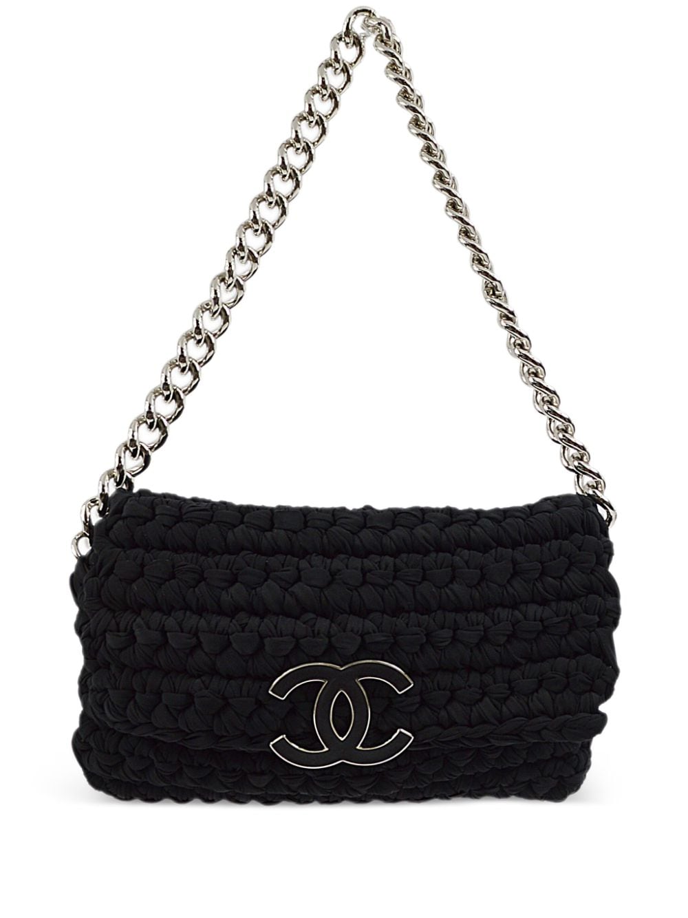 CHANEL Pre-Owned Borsa a mano Fancy Crochet 2014 - Nero