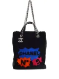 CHANEL Pre-Owned 2014 Nº5 shearling tote bag - Black