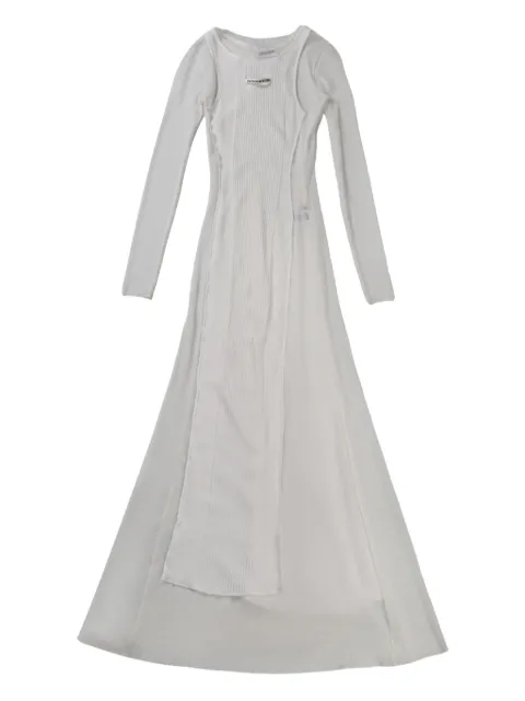 Jean Paul Gaultier tulle-panelled dress