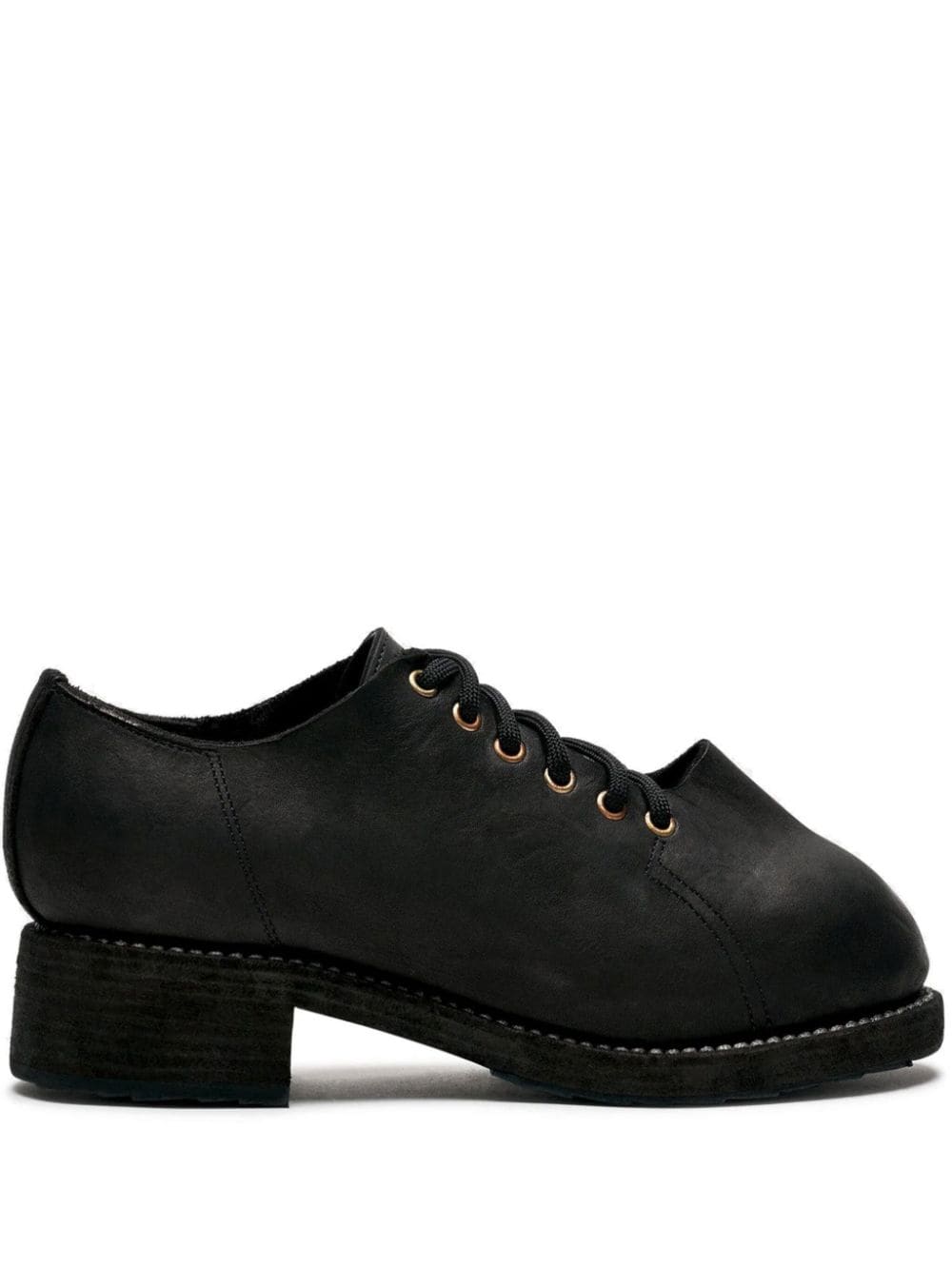 Guidi 2091 Groppone derby shoes Black
