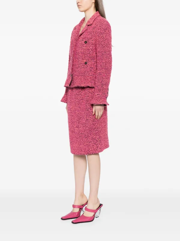 CHANEL Pre-Owned 1994 Setup Suit Jacket Skirt | Pink | FARFETCH