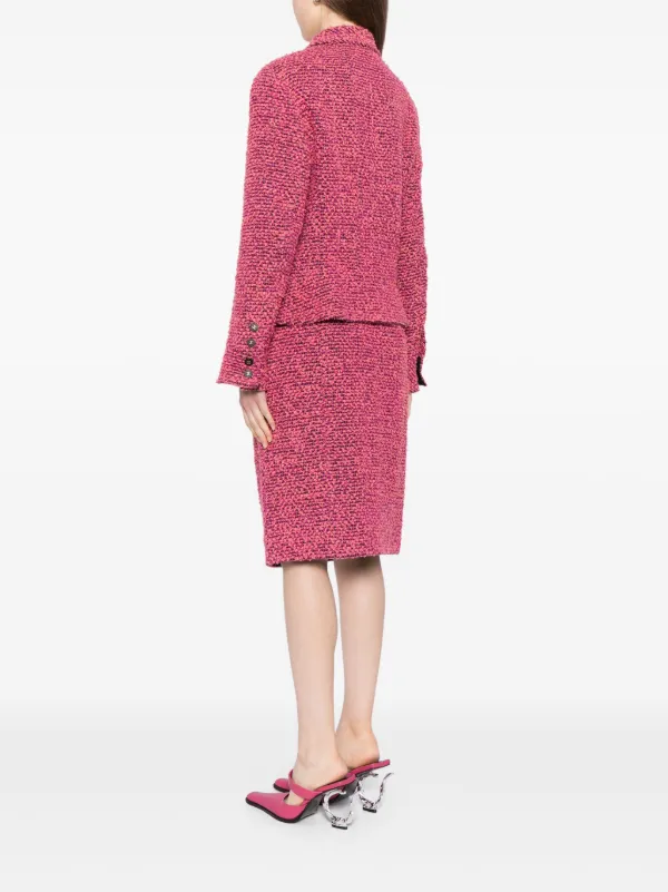 CHANEL Pre-Owned 1994 Setup Suit Jacket Skirt | Pink | FARFETCH
