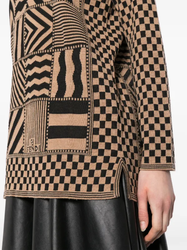 Fendi print jumper on sale