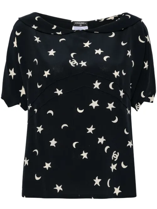 Blouse à manches courtes (2008) - CHANEL Pre-Owned - Modalova