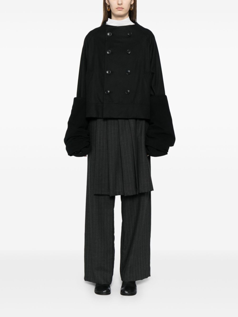 Yohji Yamamoto wool jacket - Zwart