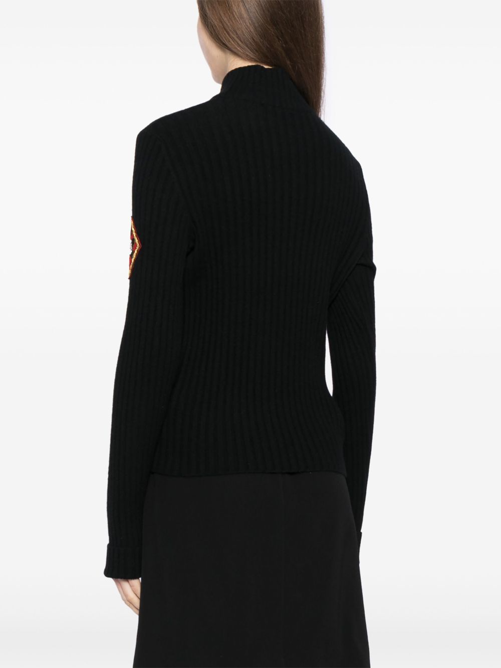 CHANEL 1990-2000s ribbed wool jumper Women