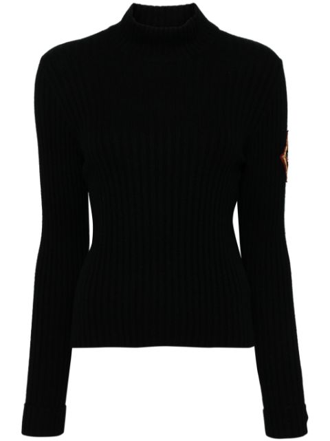 Cheap HOT SALE CHANEL 1990-2000s ribbed wool jumper Women