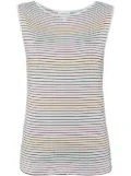CHANEL Pre-Owned 1998 CC striped tank top - Blue