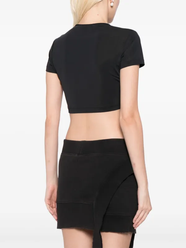 CHANEL Pre-Owned 1990-2000s クロップド Tシャツ | ブラック