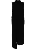 Y's asymmetric dress - Black