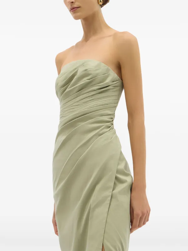 green emerald velvet dress Astra Gown main image 1