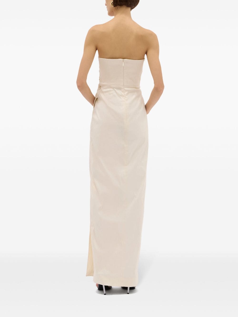 Shop Rachel Gilbert Mira Maxi Dress In Coconut