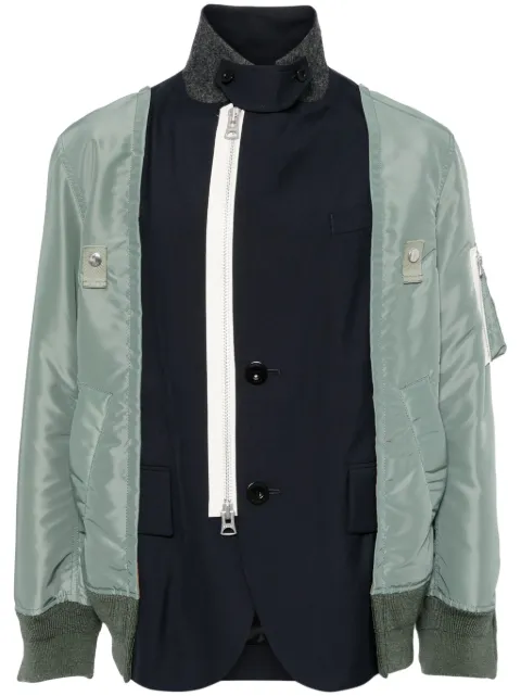 sacai suiting twill jacket