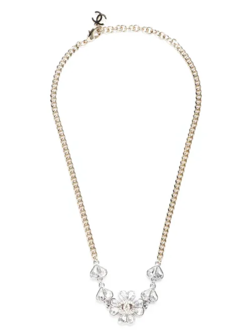 Collier à pendentif Floral (2023) - CHANEL Pre-Owned - Modalova