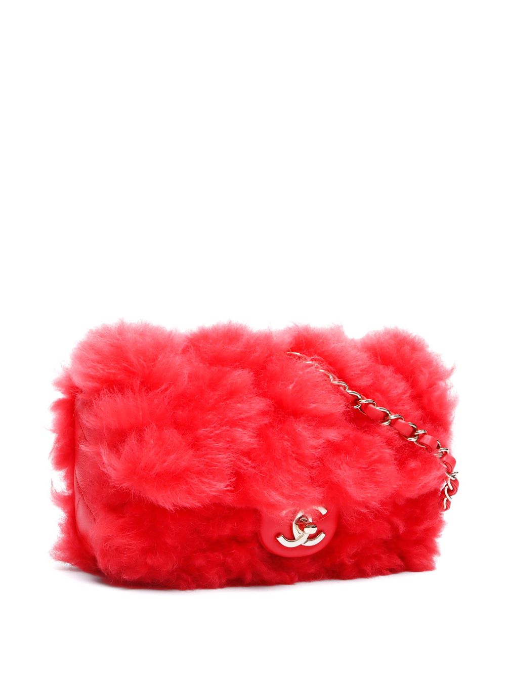 Cheap HOT SALE CHANEL 2020 CC faux-fur shoulder bag Women