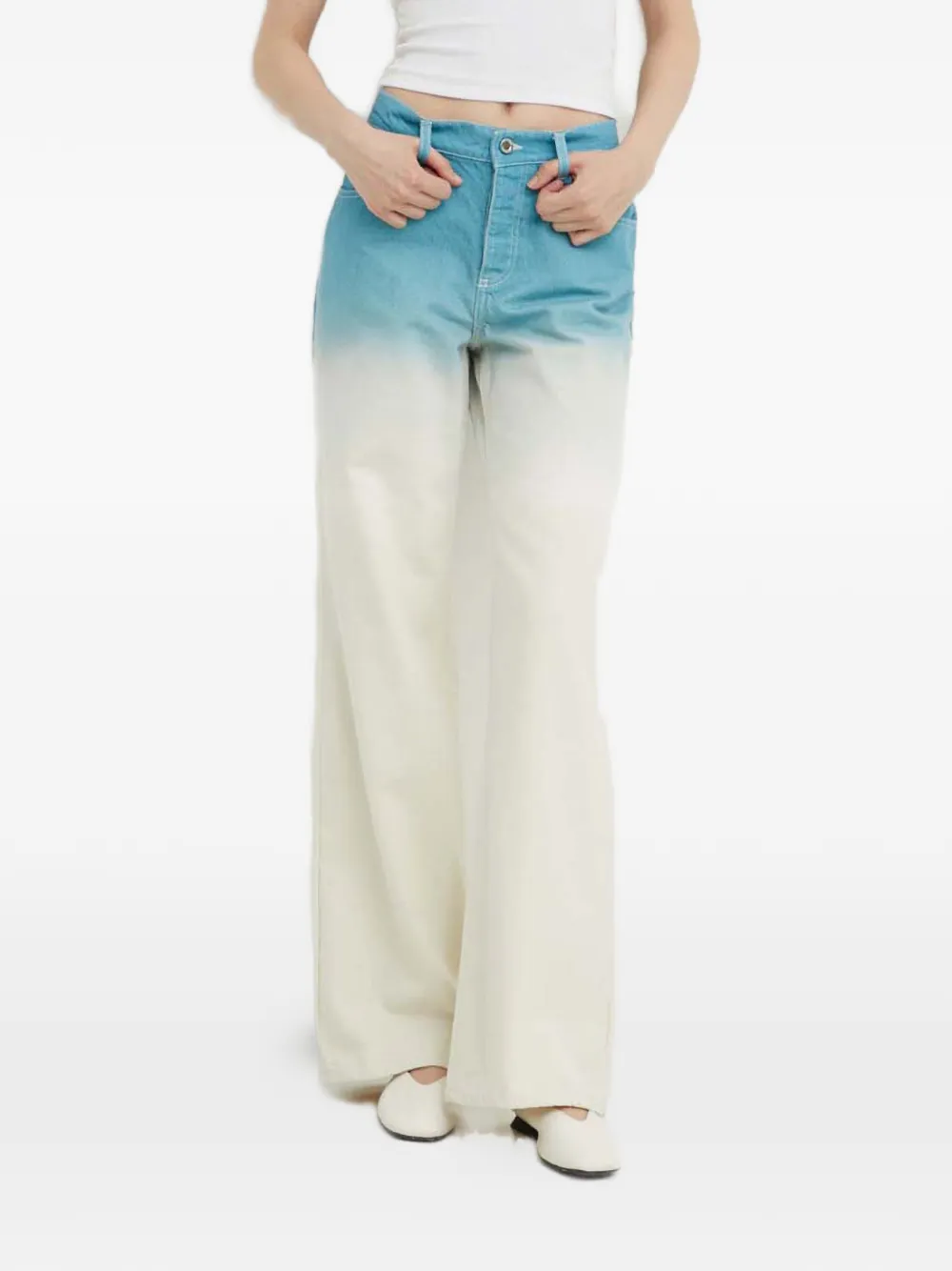 Stine Goya Joelle dip-dye jeans - Blu