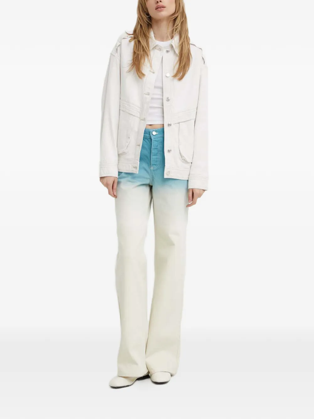 Stine Goya Joelle dip-dye jeans - Blauw