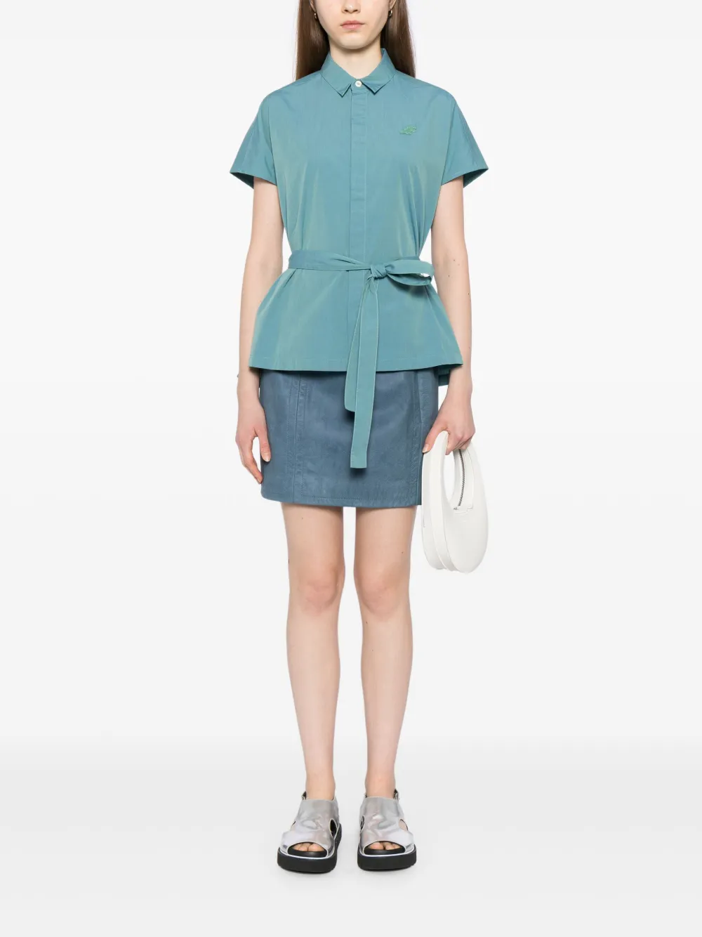 SPORT b. by agnès b. Popeline blouse - Blauw