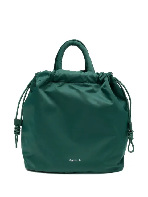agnès b.  tote con cordones