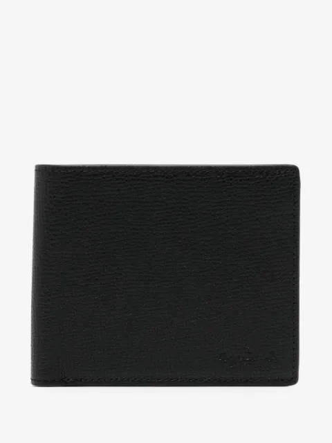 agnès b.  grained leather wallet
