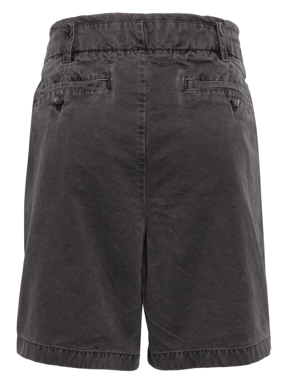 James Perse Geverfde katoenen shorts - Grijs