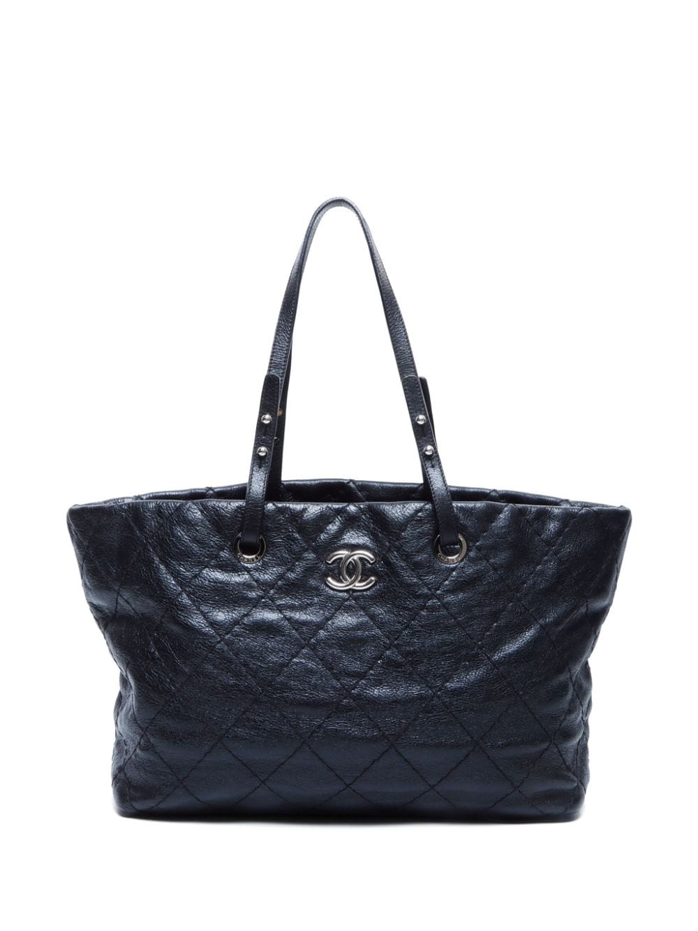 Pre-owned Chanel 2009-2010 On The Road Tote Bag In Black