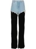 Christopher Esber Duke Splice mid-rise straight-leg trousers - Black