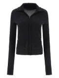 Balenciaga knot-detailing cotton-blend cardigan - Black
