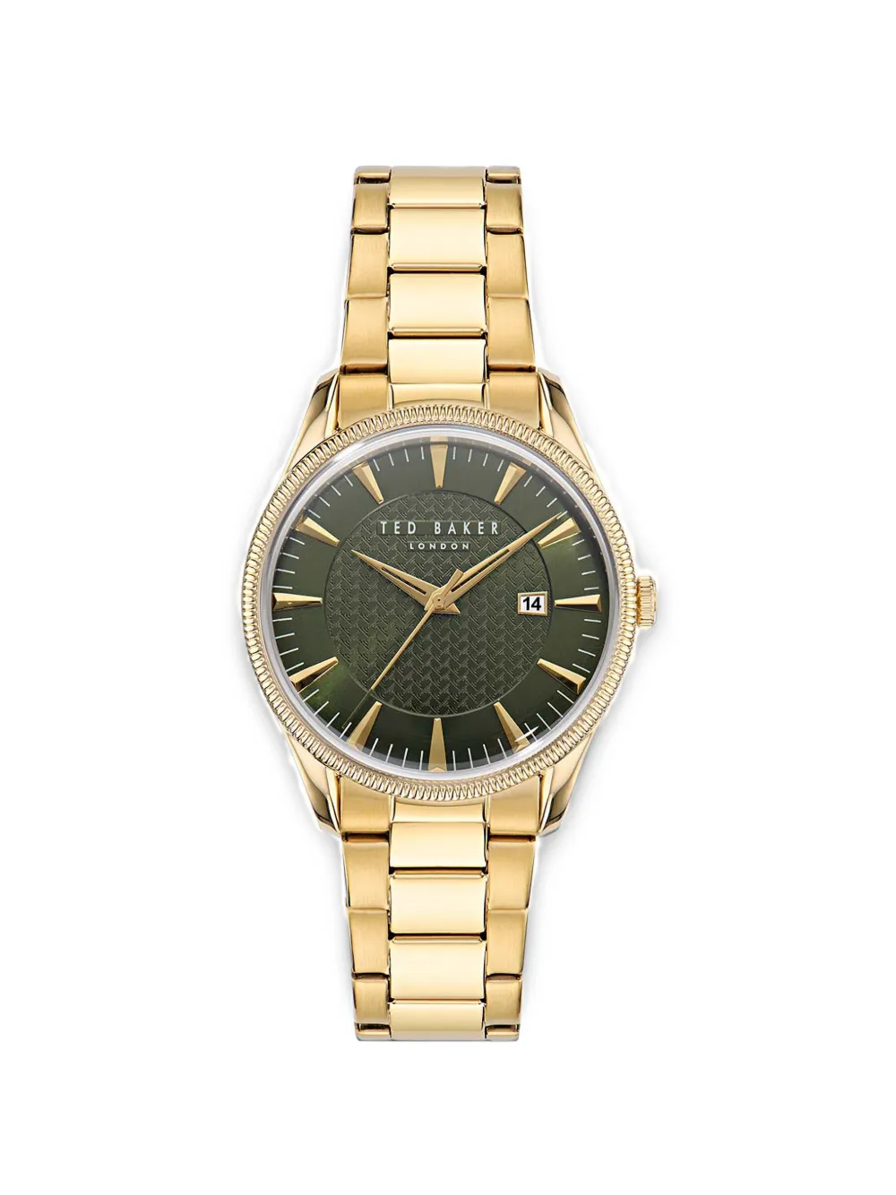 Ted Baker Orologio con cassa rotonda 40mm - Verde