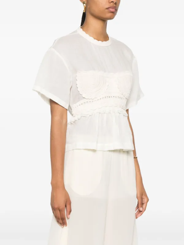 quui 2way gather blouse【cream】完売品 quui 2way gather blouse【cream】完売品