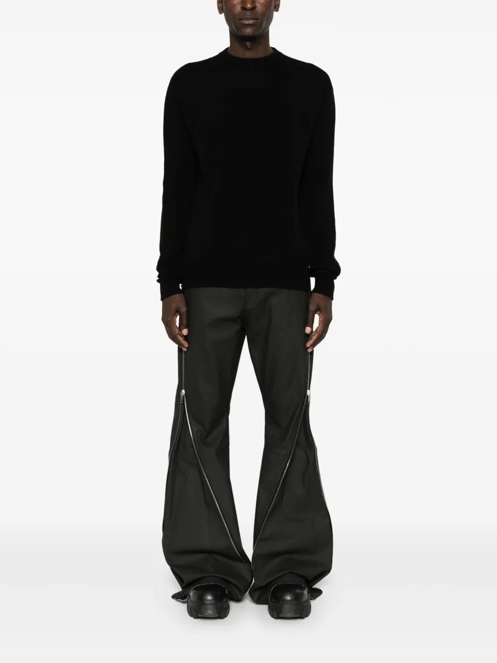 rickowens Rick Owens Trui met verlaagde schouders - Zwart