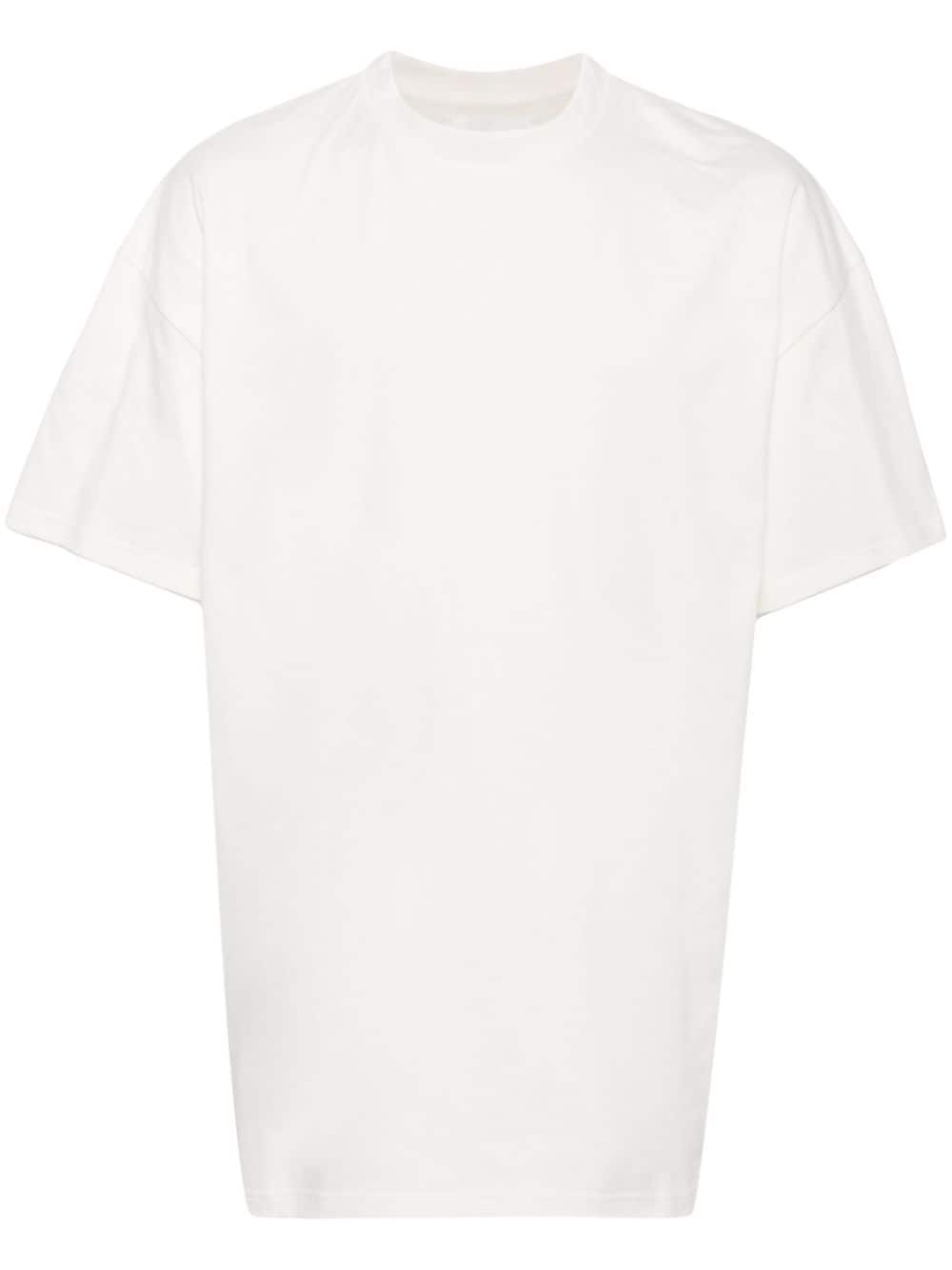 Jil Sander Katoenen T-shirt met logoprint Wit