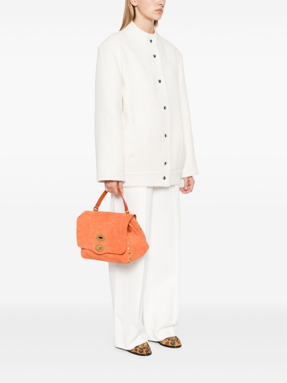 Shop Zanellato Postina Tote Bag In Orange