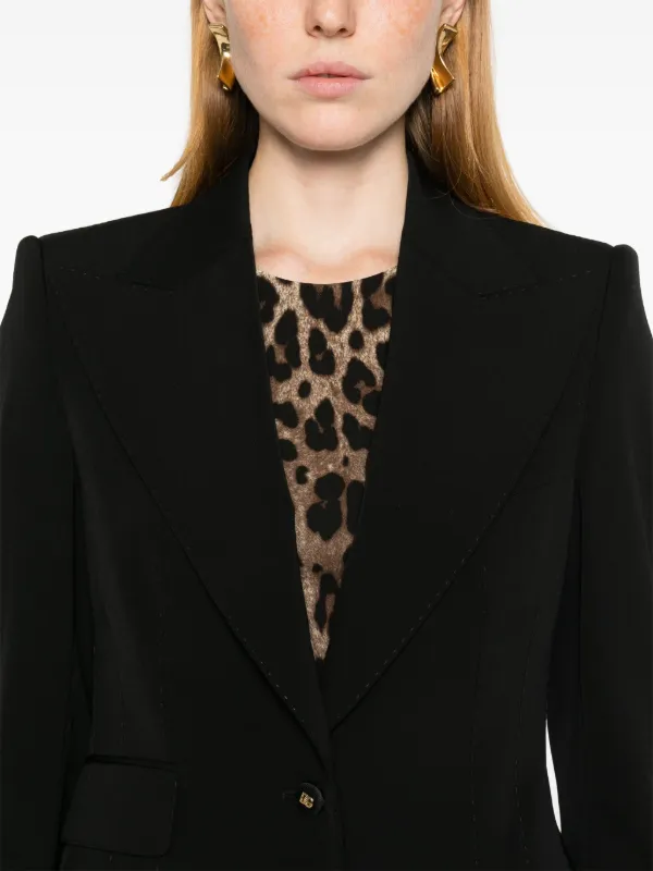 Dolce & Gabbana single-breasted Blazer | Black | FARFETCH