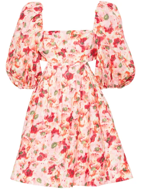 ZIMMERMANN Lightburst floral-print mini dress