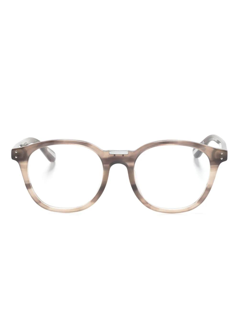 Linda Farrow Powell D-frame glasses | Brown | Image 1