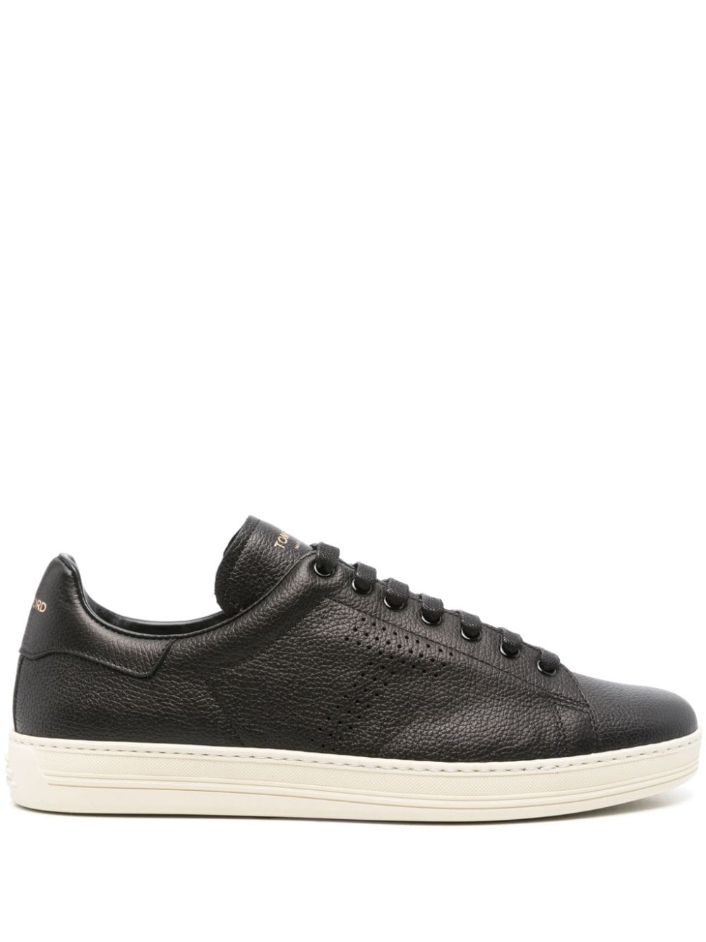 TOM FORD Warwick leather sneakers Black