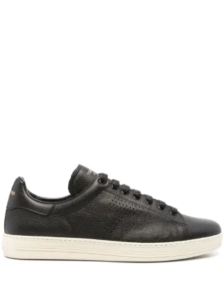 【関税＆送料込み】Tom Ford Warwick Sneakers TOM FORD Men's Warwick Grained Leather Sneakers | Neiman Marcus