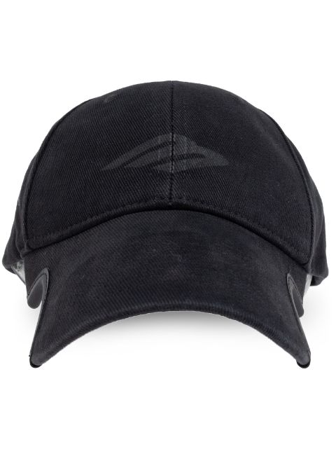 Balenciaga logo-print cotton cap