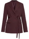 Lanvin tied-waist blazer - Purple