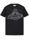 Vivienne Westwood metal appliqué cotton t-shirt - Black