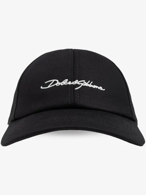 Dolce & Gabbana gorra de béisbol con logo bordado