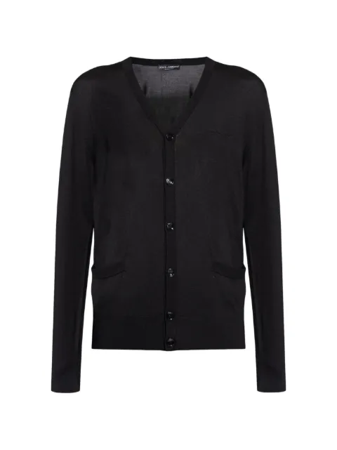 Dolce & Gabbana logo-embroidered cardigan