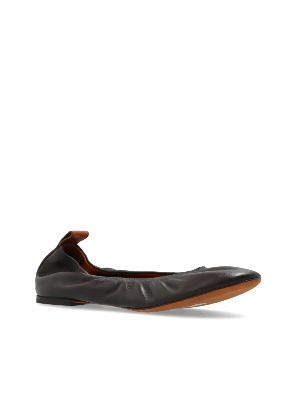 Lanvin Leren ballerina's Bruin
