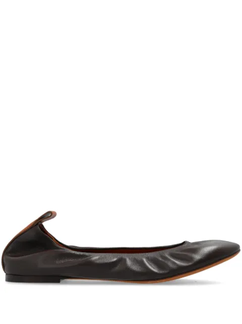 Lanvin flats con puntera redonda